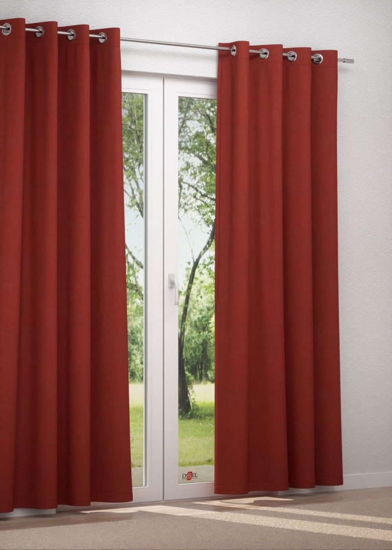 Ösenschal in orange