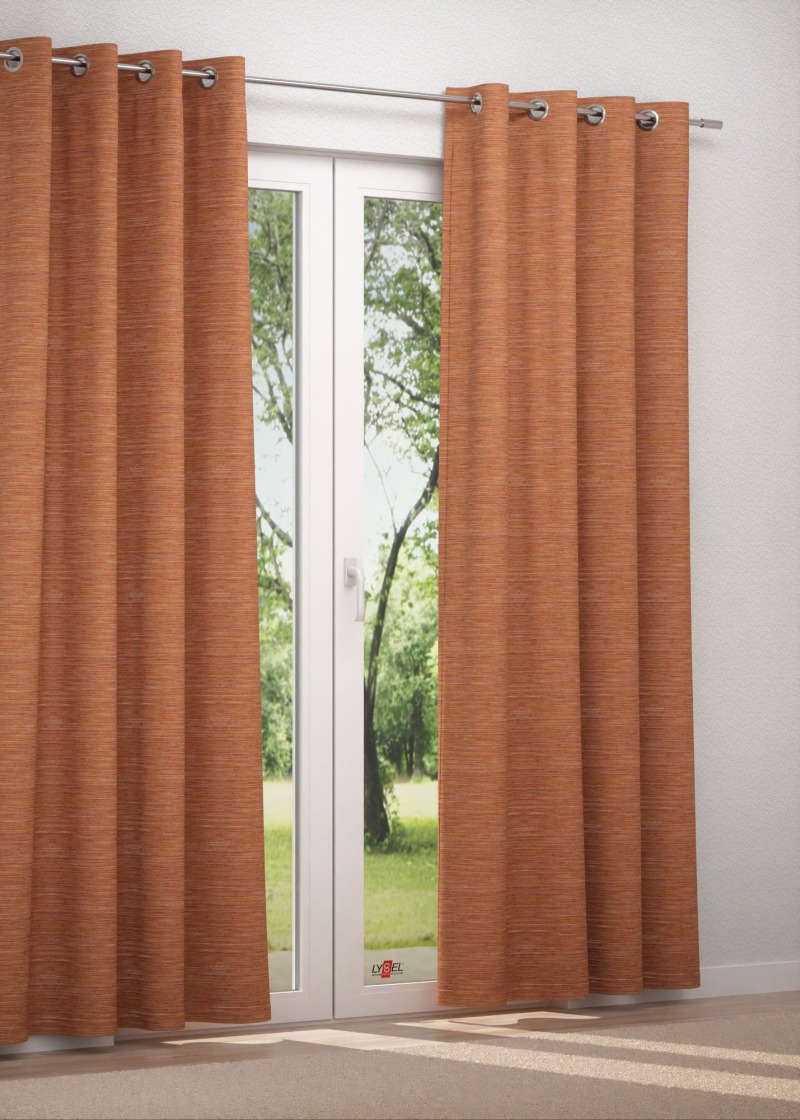 Ösenschal in orange