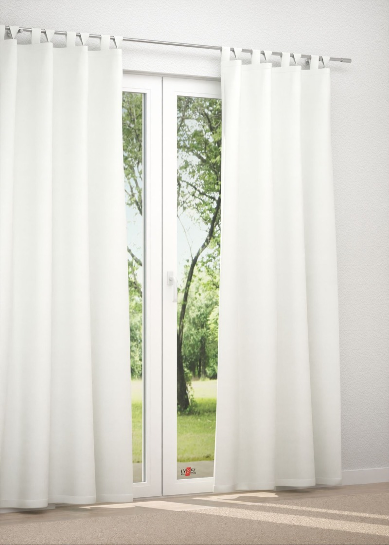 Schlaufenschal in weiß