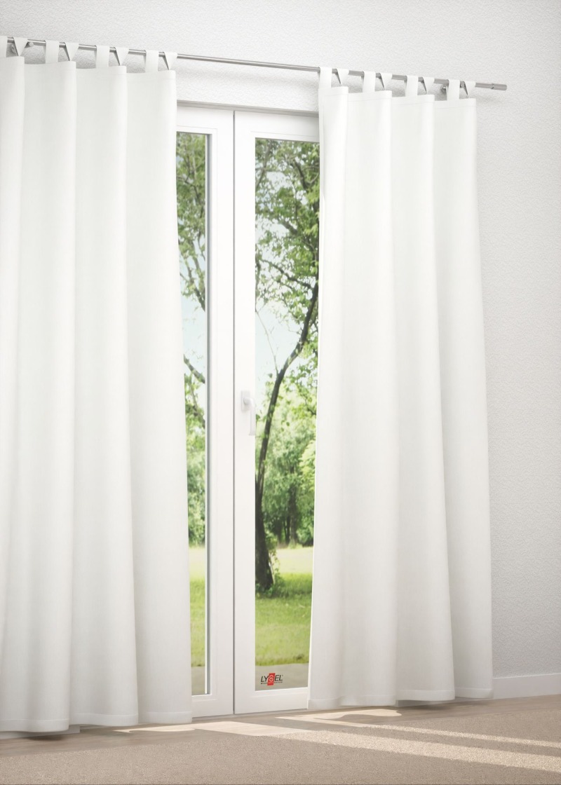 Schlaufenschal in weiß