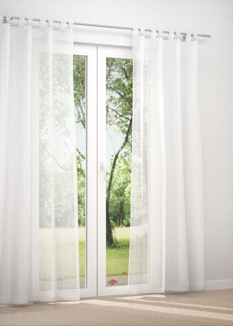 Schlaufenschal in weiß