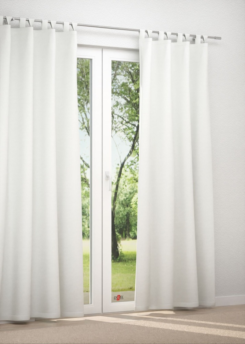 Schlaufenschal in weiß