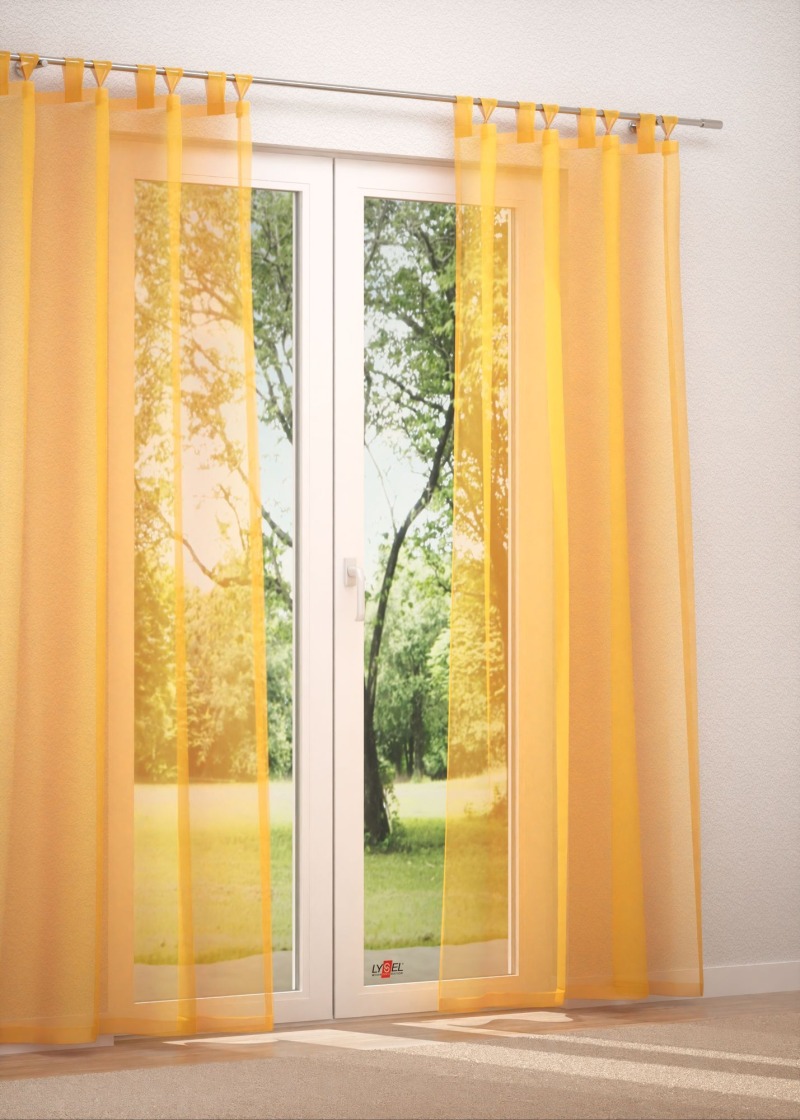 Schlaufenschal in Gelb