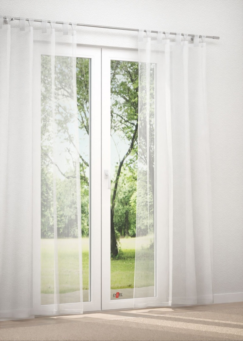 Schlaufenschal in weiß