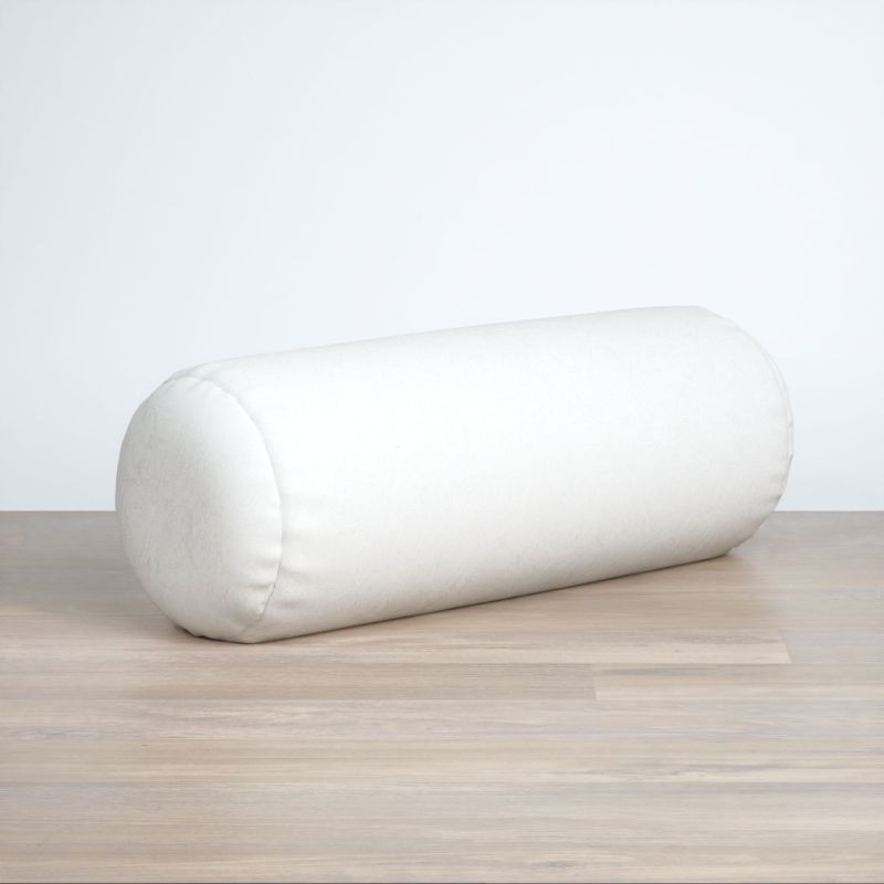 Dekokissen Nackenrolle in weiß