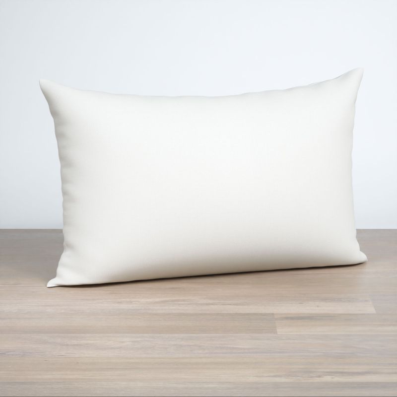 Dekokissen rechteckig in weiß