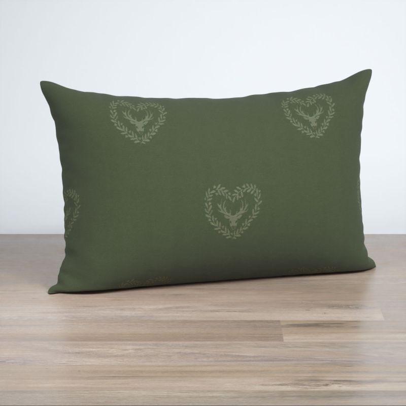 Dekokissen rechteckig in Grün