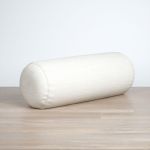 Dekokissen Nackenrolle in weiß