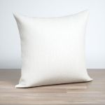 Dekokissen quadratisch in weiß
