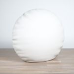 Dekokissen rund in weiß