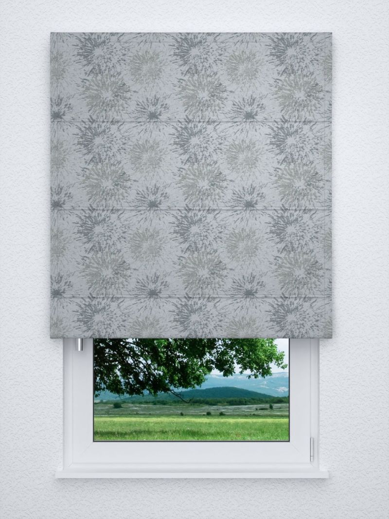 Raffrollo classic in grau