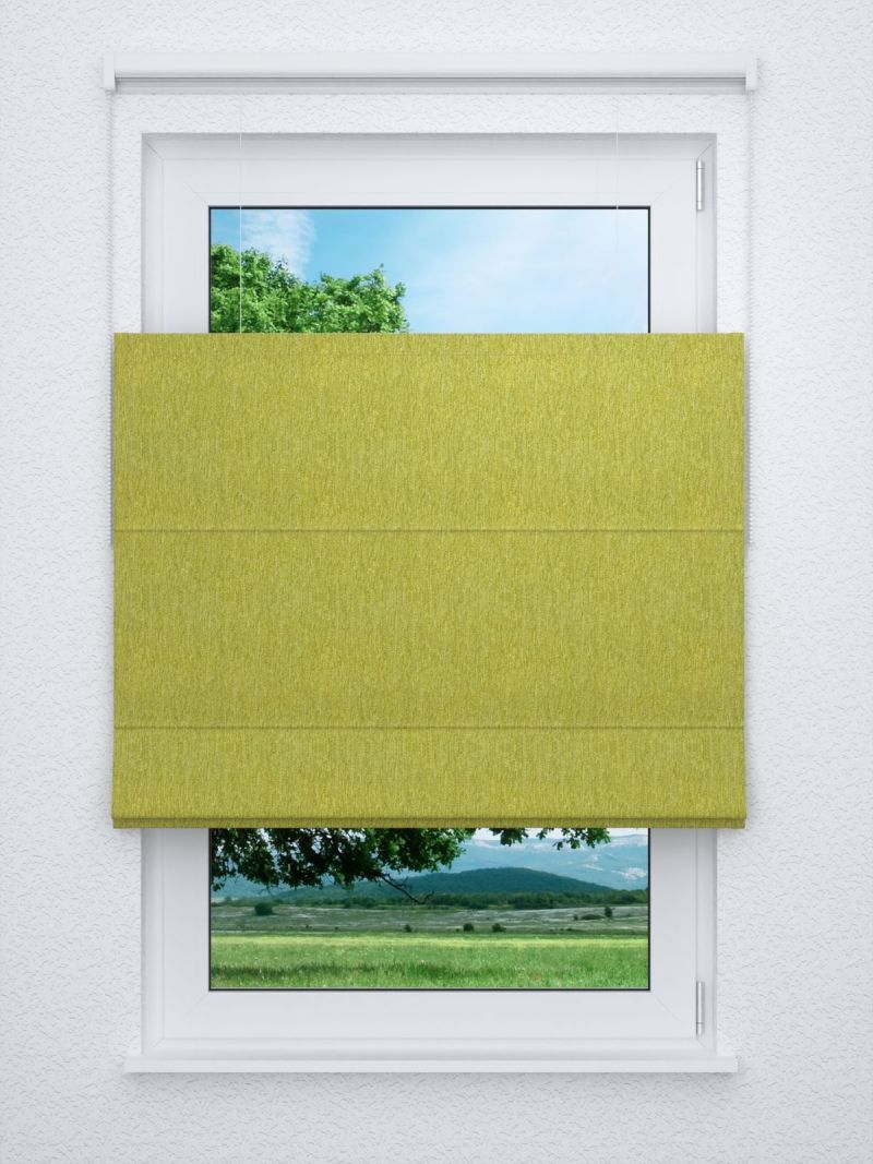 Raffrollo professional in grün