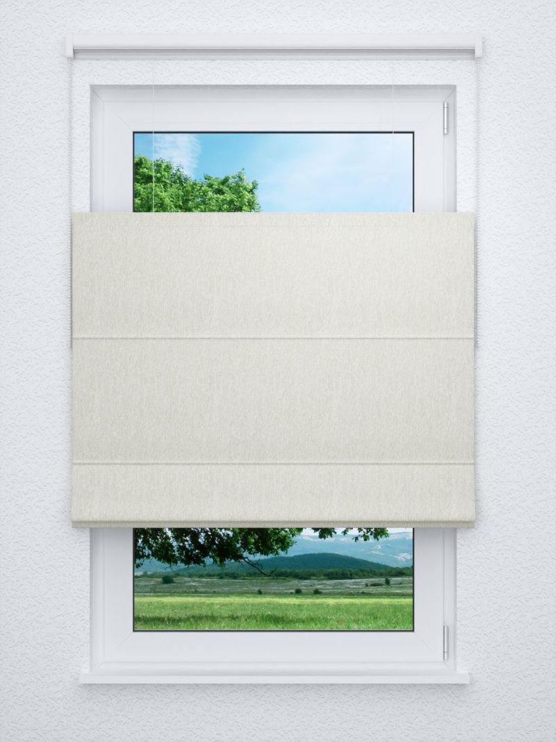 Raffrollo professional in weiß