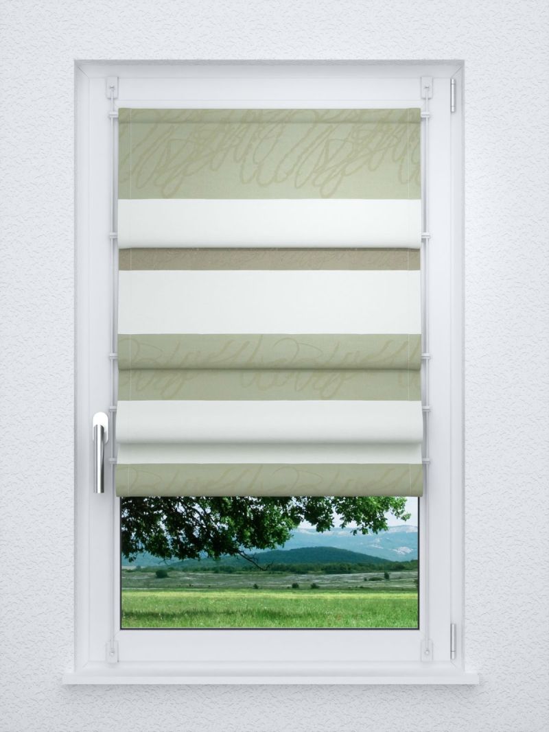 Raffrollo smart in grün