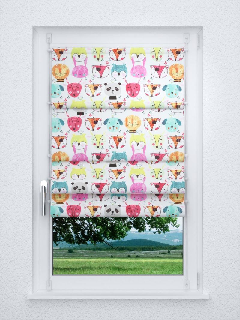 Raffrollo smart in Weiß