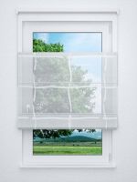 Raffrollo professional in Weiß