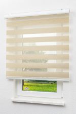 Lysel Outlet - Doppelrollo mit Blende Natur