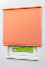 Lysel Outlet - Verdunkelungsrollo Shiny Rotorange