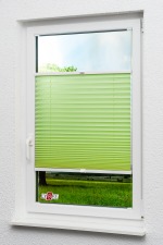 Lysel - Qualitätsplissee Crush Tageslicht maigrün