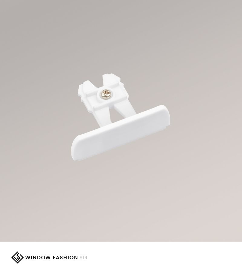 Endkappe Schiene 2-spurig  weiß