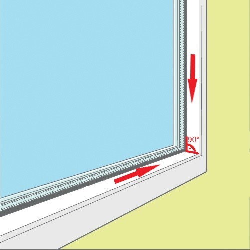 Perlina di smaltatura diritta