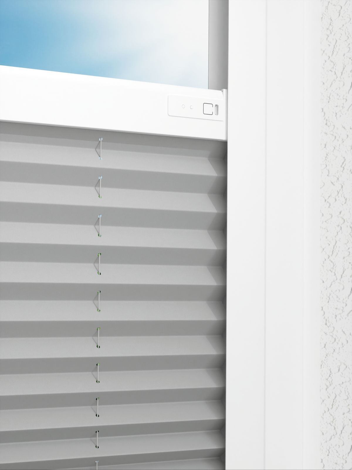 Detailansicht LYSEL HOME Plissee 214A Inula Pearl