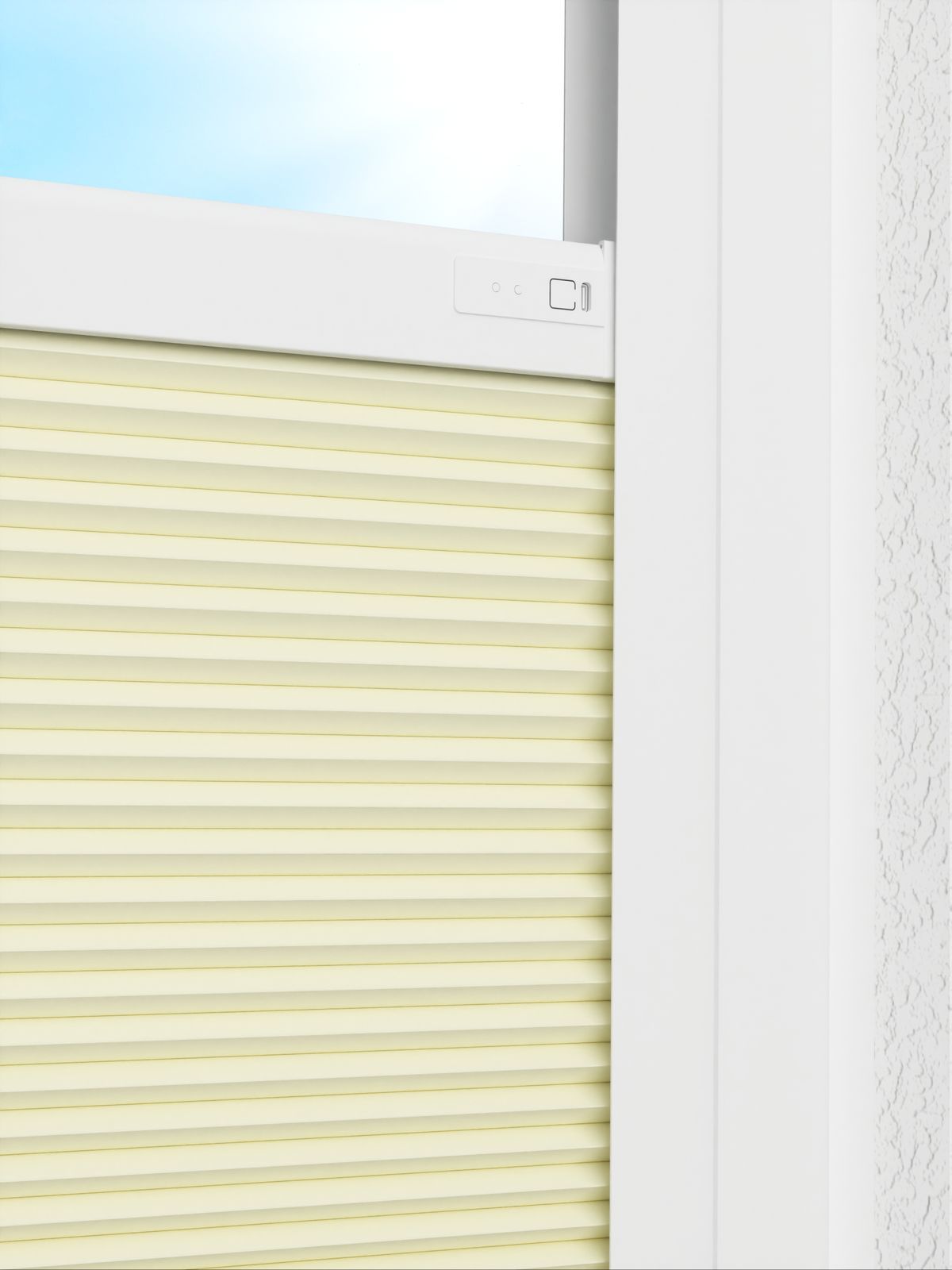 Detailansicht LYSEL HOME Plissee 016A Nana BO Wabe