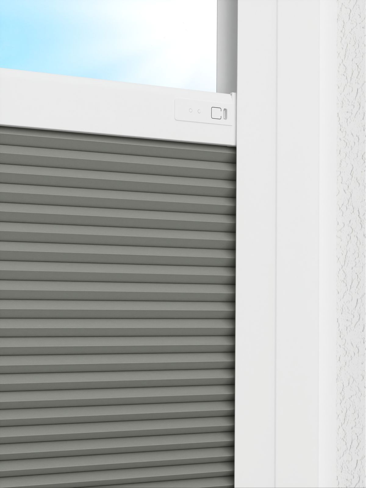 Detailansicht LYSEL HOME Plissee 002A Nana BO Wabe