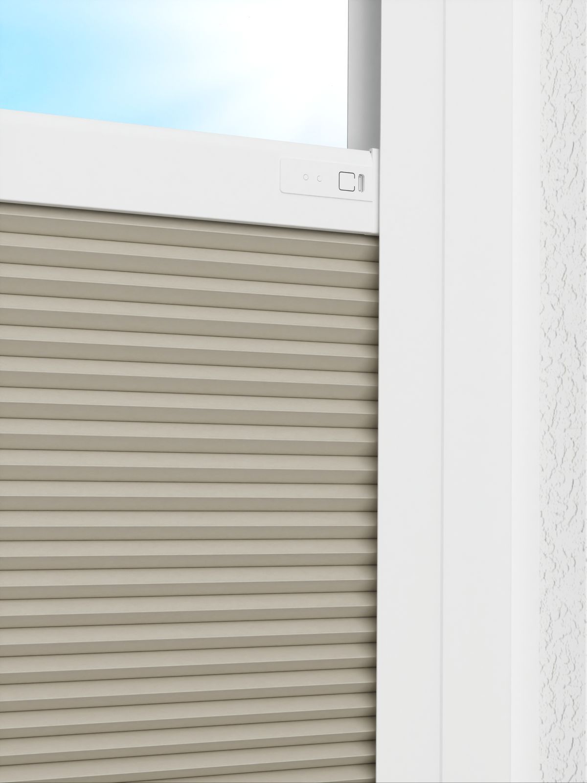 Detailansicht LYSEL HOME Plissee 001A Alba LI Wabe