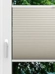 LYSEL HOME Plissee 009A Calluna Wabe Fensteransicht