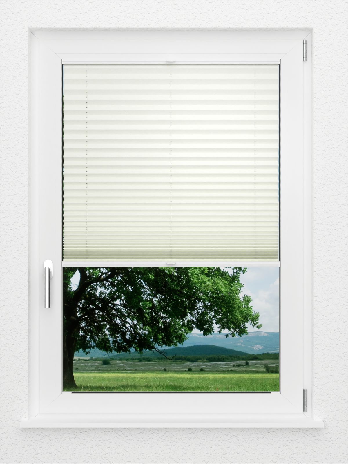 Detailansicht LYSEL HOME Plissee 241A Abelia Pearl