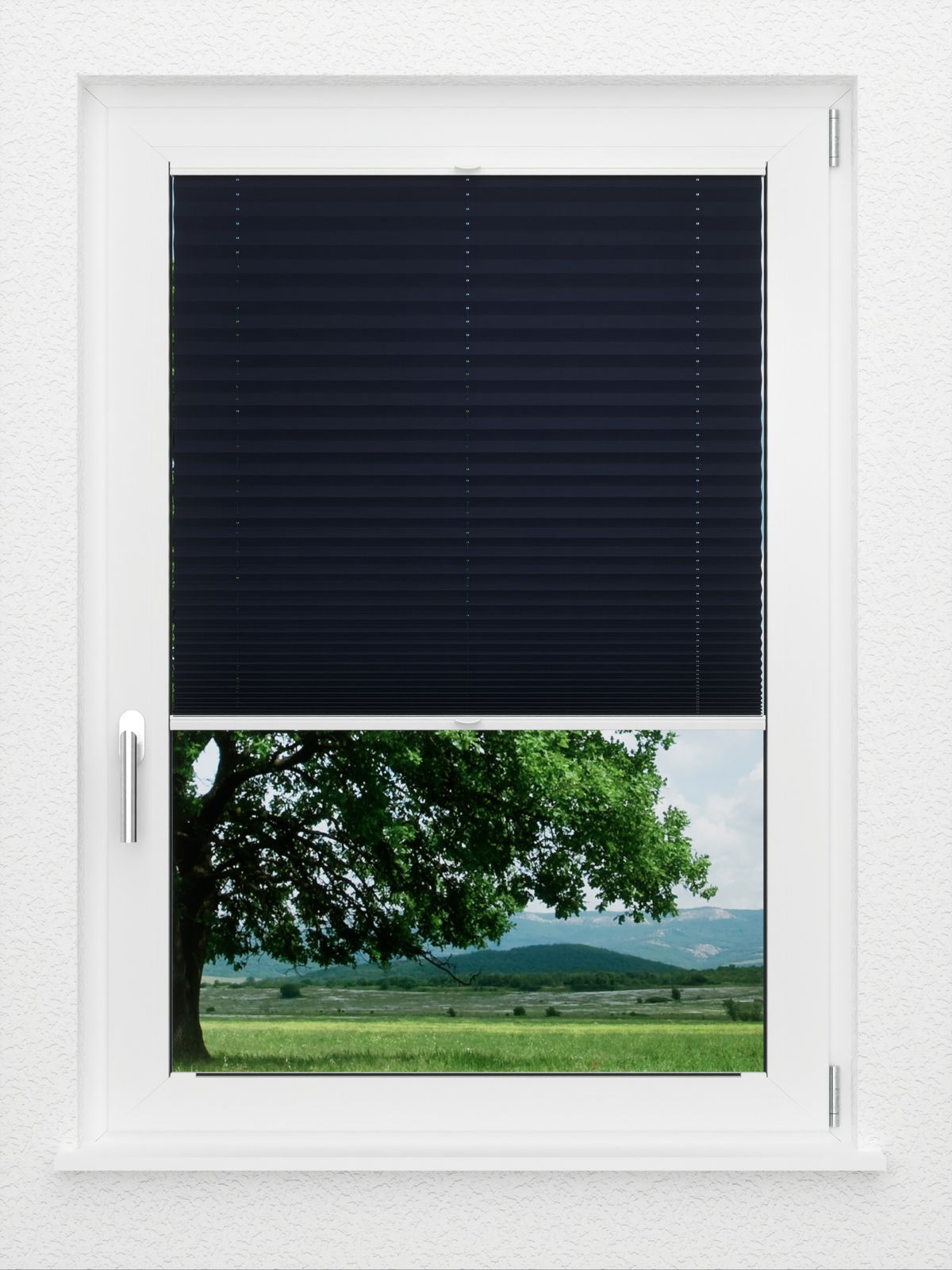 Detailansicht LYSEL HOME Plissee 403A Midnight Brillia