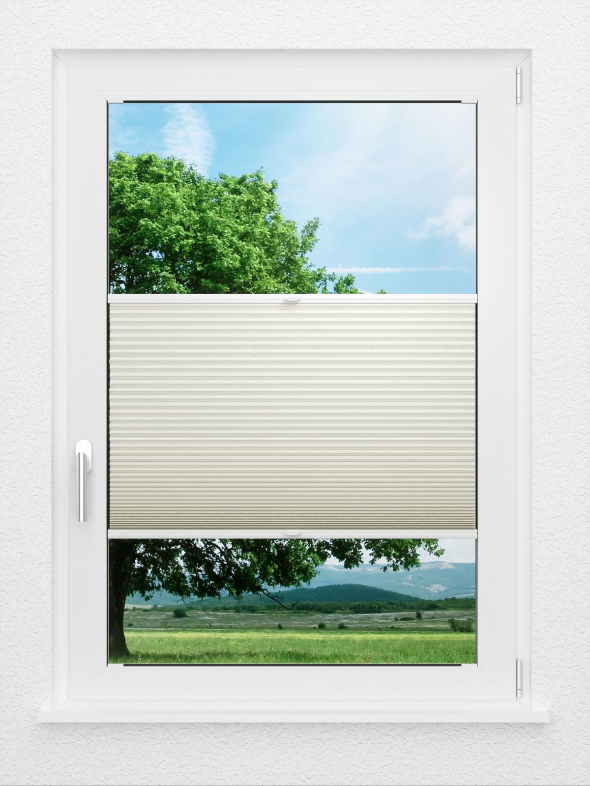 Detailansicht LYSEL HOME Plissee 015A Nana BO Wabe