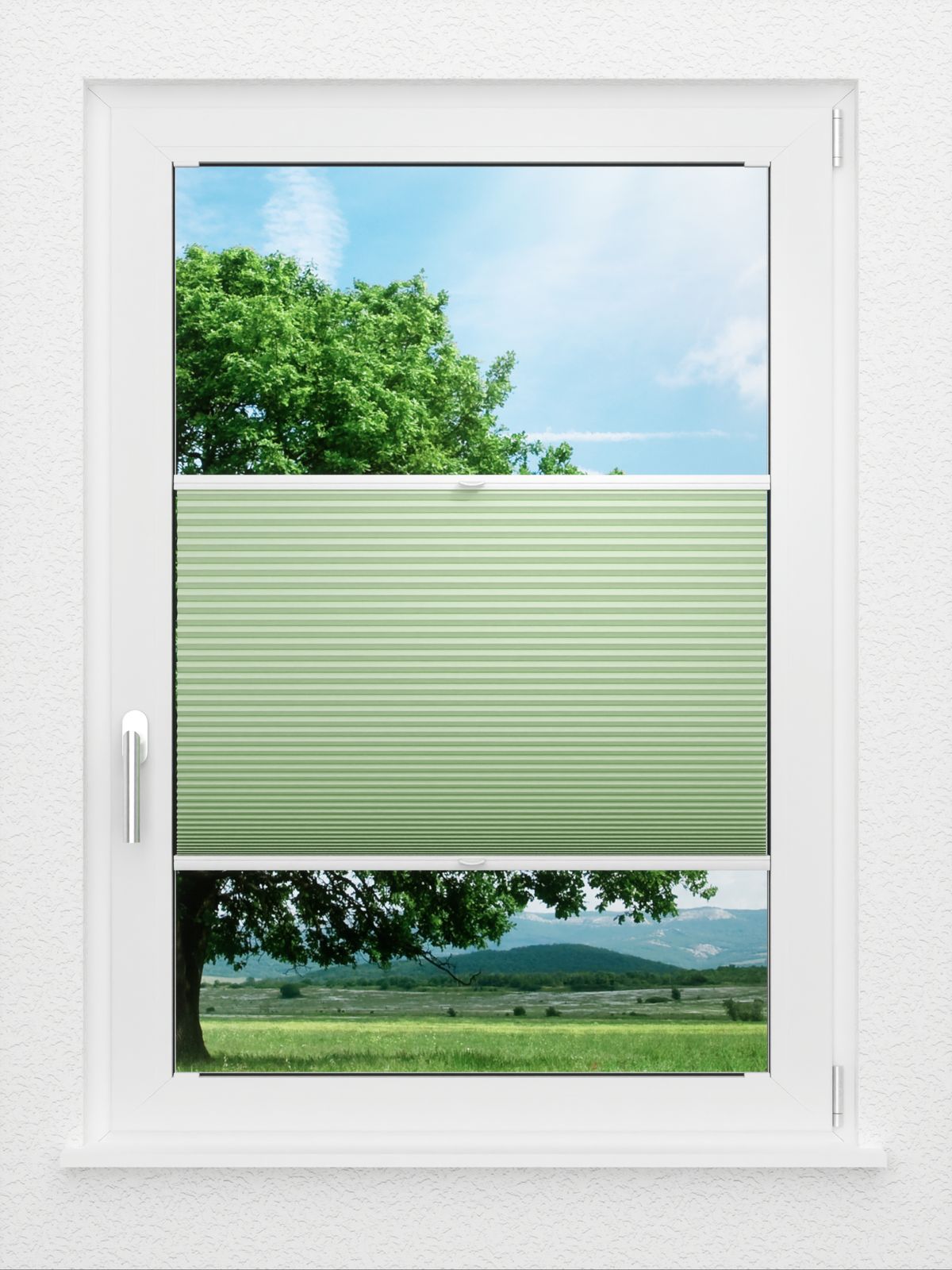 Detailansicht LYSEL HOME Plissee 021A Nana BO Wabe