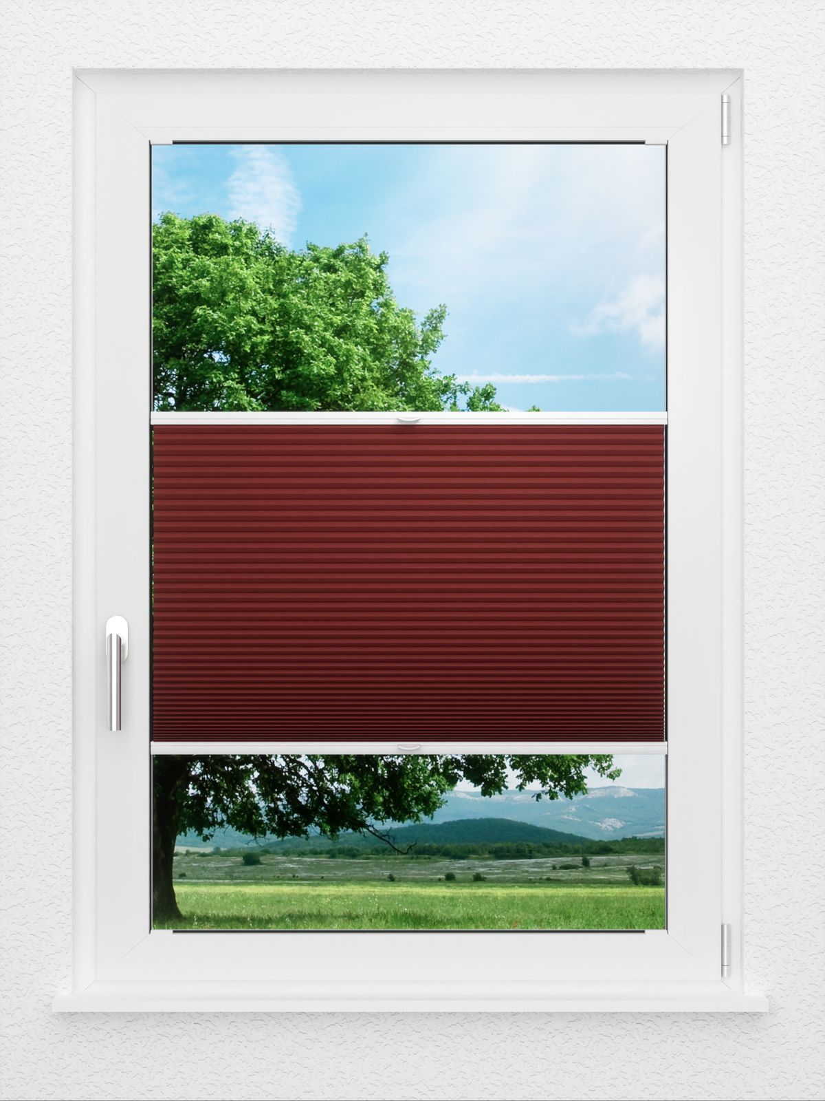 Detailansicht LYSEL HOME Plissee 028A Alba LI Wabe