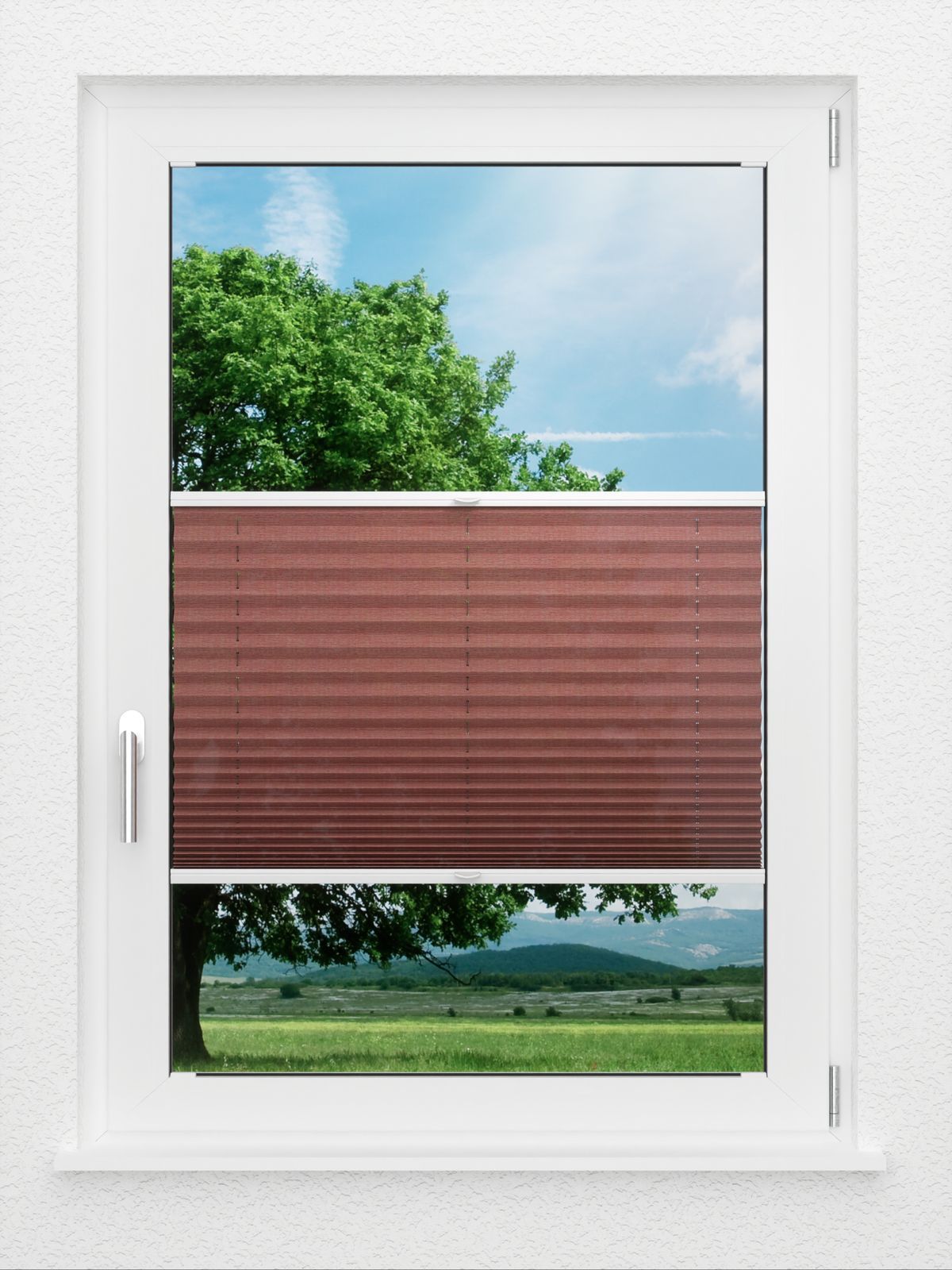Detailansicht LYSEL HOME Plissee 426A Light Mix