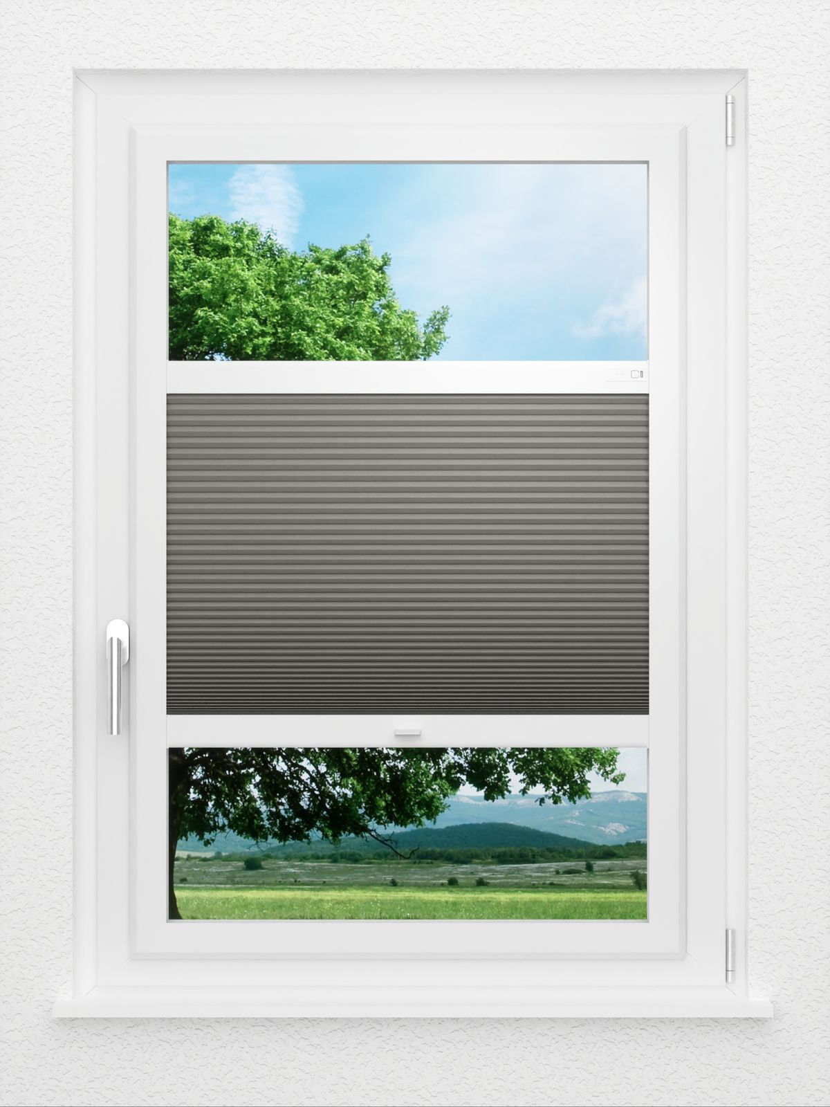 Detailansicht LYSEL HOME Plissee 020A Calluna Wabe