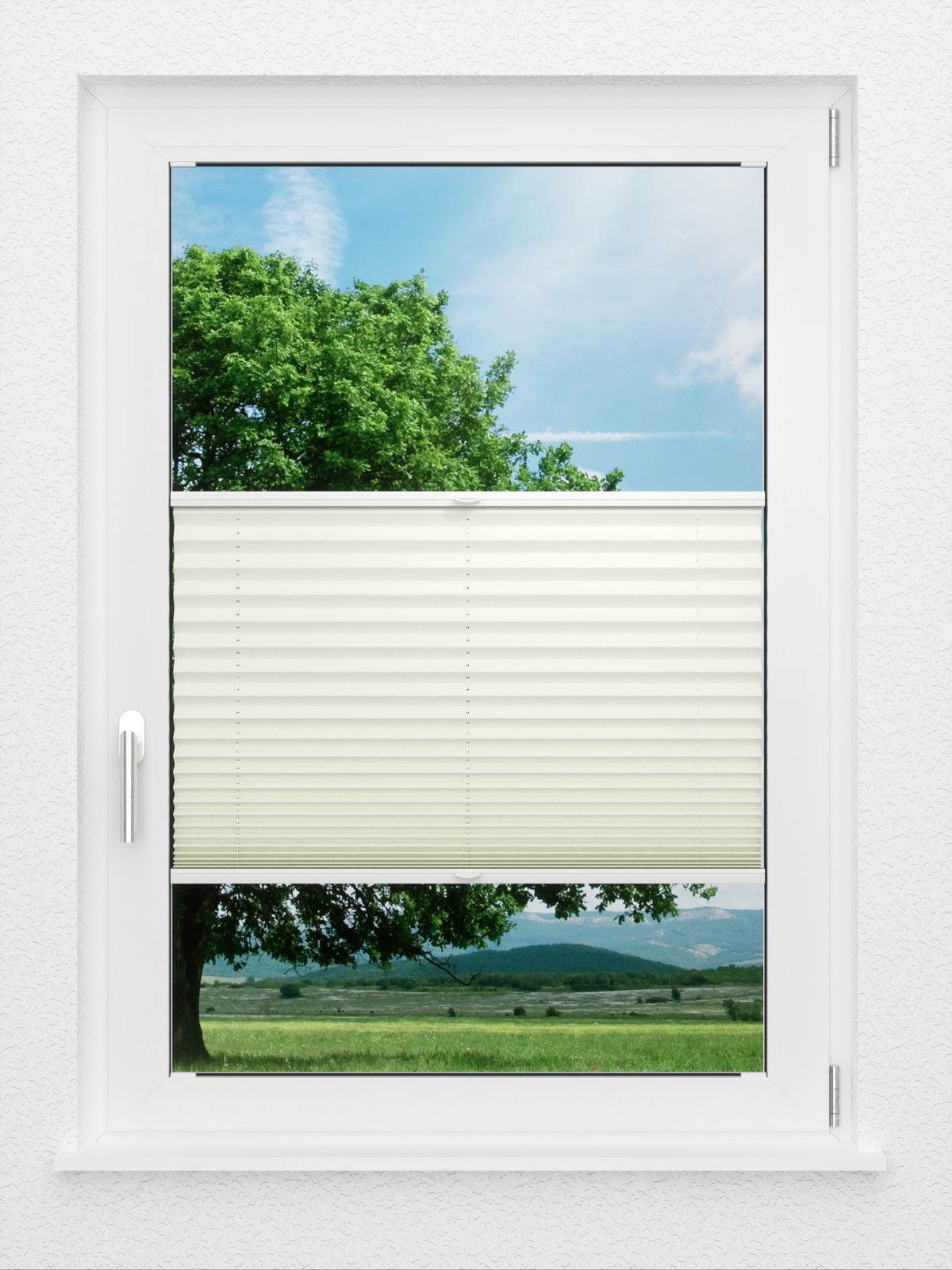 Detailansicht LYSEL HOME Plissee 140B Aralia Pearl