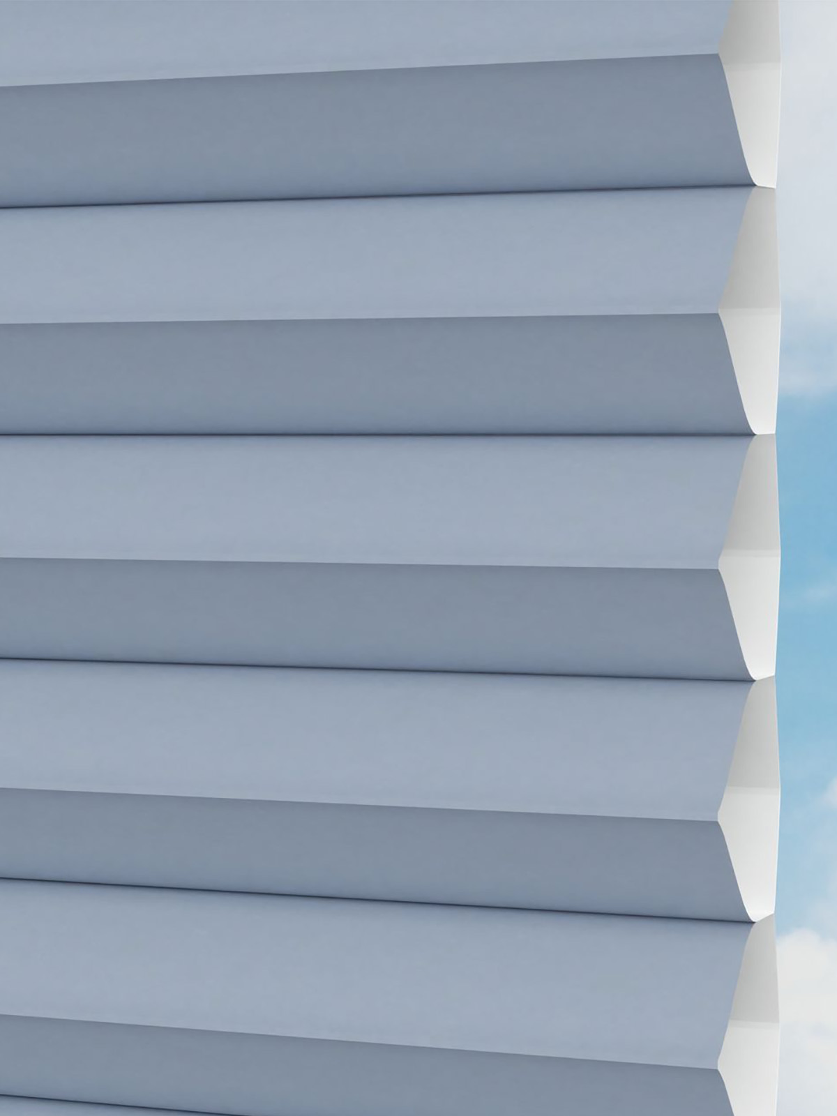 Detailansicht LYSEL HOME Plissee 029A Alba LI Wabe