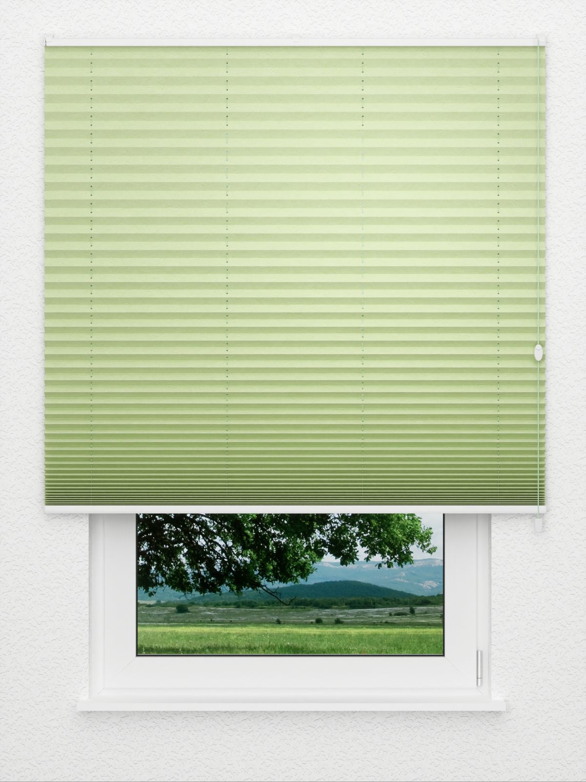 Detailansicht Plissee Crush Perl 2551.0715