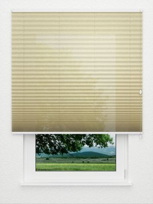Plissee Burlap Blop 6505.4257 Fensteransicht