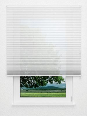 Plissee Crush Light 6500.1808 Fensteransicht