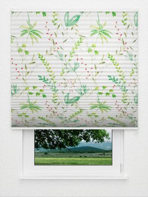 Plissee Green Meadow S 5410.3464 Fensteransicht