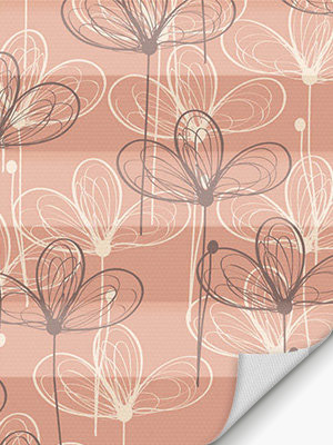 Stoff Plissee Maßanfertigung Flower Meadow 05.613