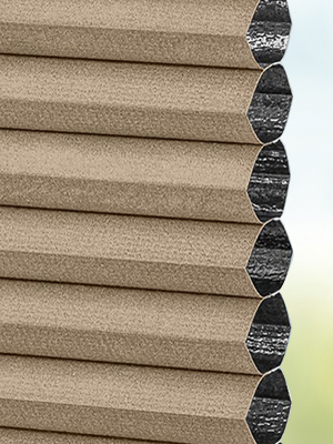 Stoff Plissee Maßanfertigung DUETTE® Perea Blackout 80.729