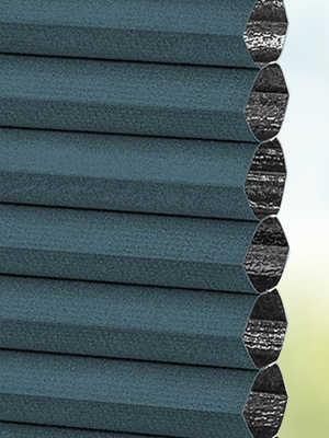 Stoff Plissee Maßanfertigung DUETTE® Perea Blackout 28.729