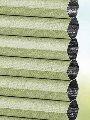 Stoff Plissee Maßanfertigung DUETTE® Perea Blackout 79.729