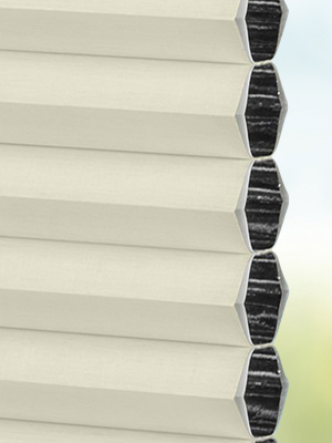 Stoff Plissee Maßanfertigung DUETTE® Celia Blackout 91.139