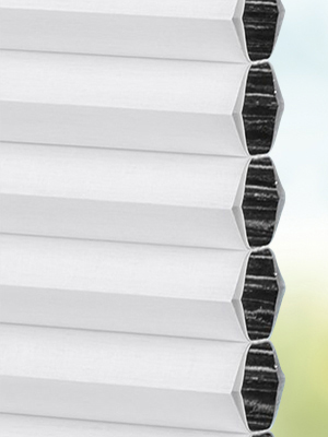 Stoff Plissee Maßanfertigung DUETTE® Celia Blackout 12.139