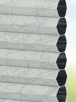 Stoff Plissee Maßanfertigung DUETTE® Pablo Blackout 10.639